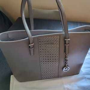Michael Kors Gray Tote Bag